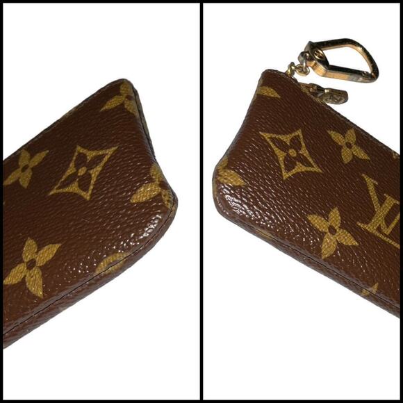 Vintage Louis Vuitton Monogram Pochette Cles Coin Pouch Key Holder - Picture 6 of 14